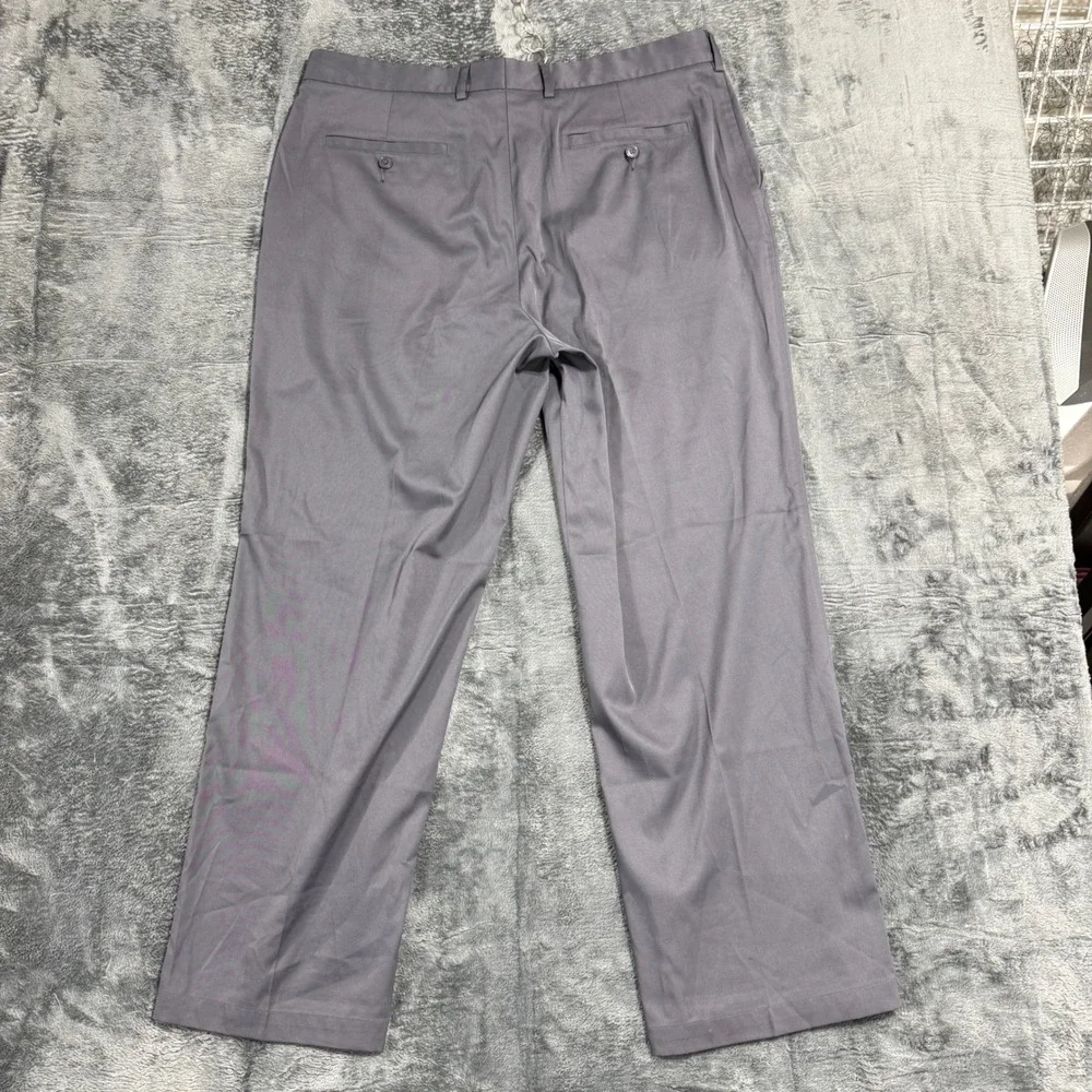 Pebble Beach Performance Golf Pants Mens‎ 38x30 Grey Stretch Trousers 691451